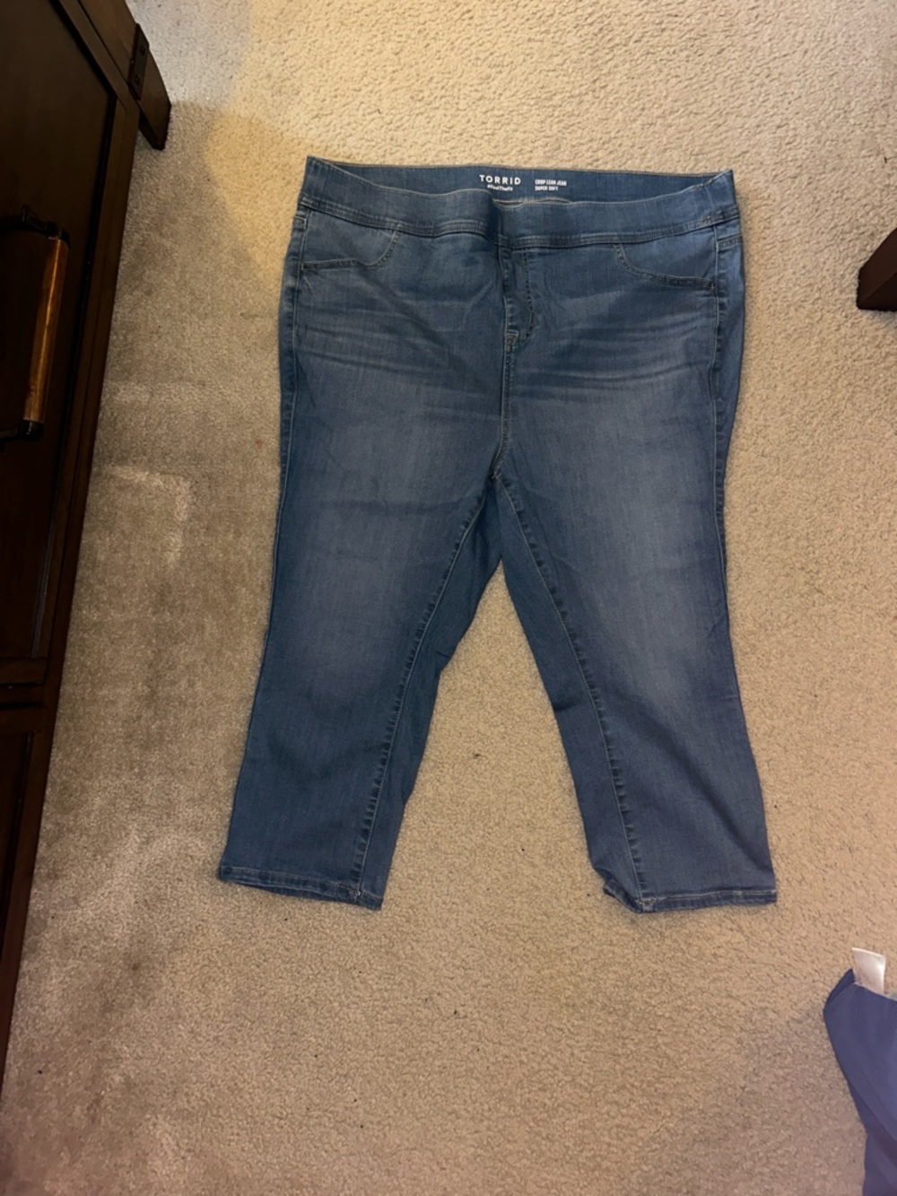 torrid Medium Blue Stretch Ankle, size 3